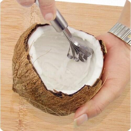 Kitchen Accessories Stainless Steel Coconut Slicer Knife Household Gadget Fish Scale Planer