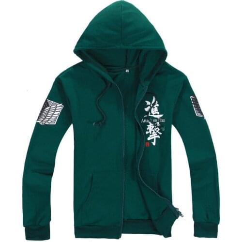 Attack on Titan Jackets Cosplay Costume Shingeki no Kyojin Legion Scouting Sweater for Women Men