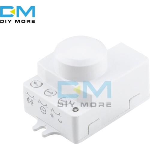 AC 220V 5.8GHz Microwave Radar Sensor Switch Human Body Motion Induction Sensor for LED Light Sensors Switches