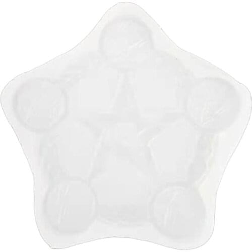 2021 New Astrology Pentacle Altar Candle Holder Epoxy Resin Mold Divination Plate Candlestick Silicone Mould DIY Crafts Tools