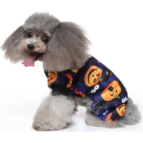 Pet Dog Clothes Christmas Halloween Dog Pajamas Pet Festival Costume Apparel Jumpsuit