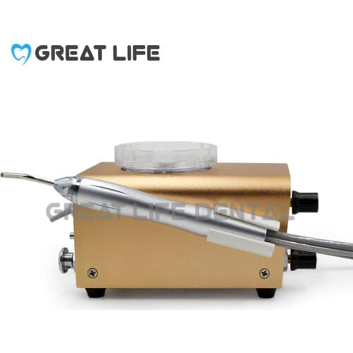 Metal Oral Cleaning Sandblasting Machine Lab Dental Air Polisher Prophy Polishing Sandblasting Machine Unit