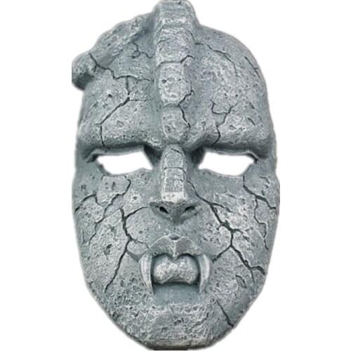 JoJos Bizarre Adventure Ishi Kamen Stone Ghost Mask Cosplay Ancient Gargoyle Full Face Resin Masks Halloween Masquerade Party
