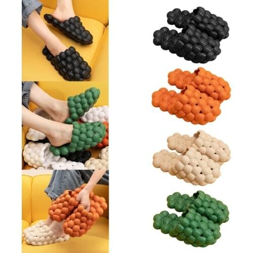 New Summer Slippers Personalized Bubble Sandals And Slippers Fashion Sandals Home Massage Bottom Slippers For Men Women