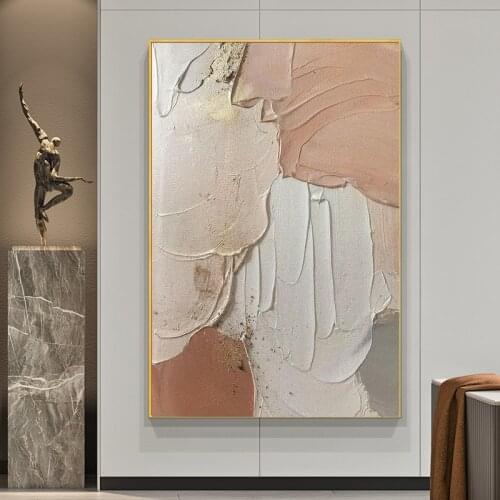 Modern abstract texture acrylic canvas painting and print art suitable for living room bedroom home decoration without frame