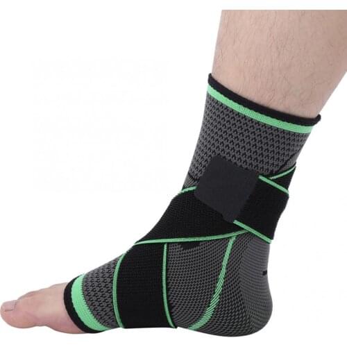 1PC Outdoor Sports Compression Ankle Guard Wear-resistant Breathable Cycling Fitness Foot Ankle Support Brace Protective Gear
