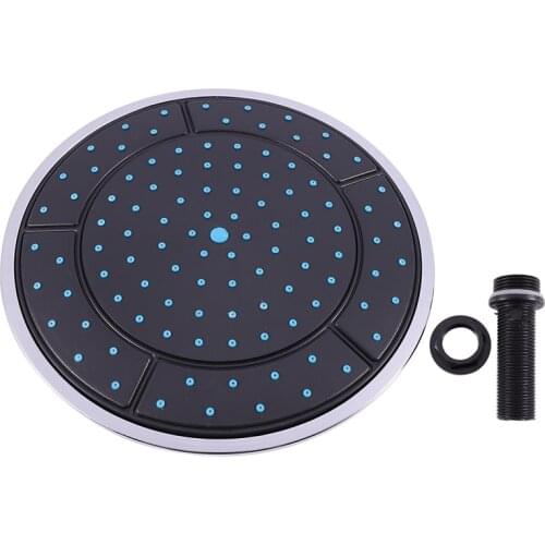 TOP 1Pcs 25Cm Plastic Round Shape Rainfall Powered Shower Room Top Shower Roof Head Nozzle Cabin Accessories