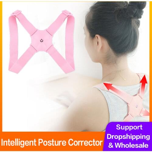 2020 Intelligent Posture Corrector Electronic Reminder Back Support Adjustable Smart Brace Support Belt Shoulder Training Belt