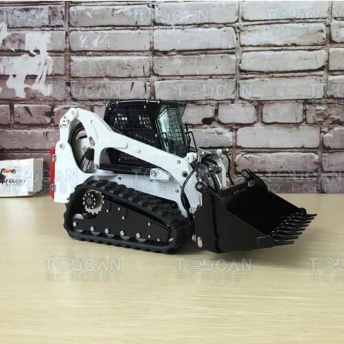 LESU 1/14 RC Metal Hydraulic Skid-Steer Loader Aoue-LT5 Tracked DIY Model Lights TH17187-SMT2