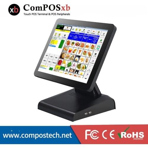 Windows POS terminal 15 Inch TFT LCD Point Of Sale Terminal Screen Touch All In One Pos System