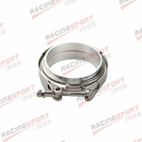 3.5" Clamp Aluminum Flanges V-Band Vband Turbo Intercooler Piping Kit