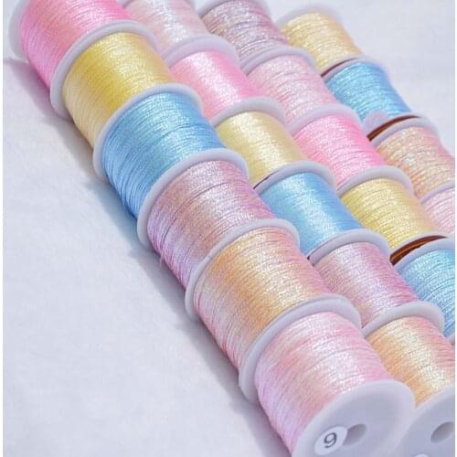 1pc; Golden Silver Thread; Hand-woven Rope; DIY; Jewelry Material; Strands Yarn High Quality; Exquisite