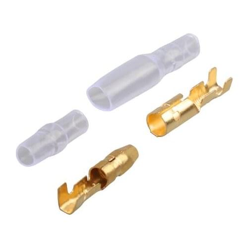 50set 3.5mm bullet terminal car electrical wire connector diameter Female and Male terminal with jacket