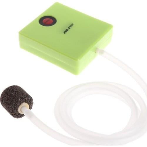 Aquarium Dry Battery Operated Fish Tank Air Pump Aerator Oxygen With Air Stone