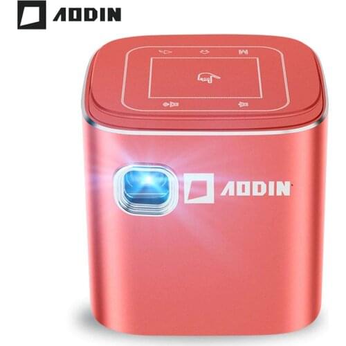 AODIN Fusion 50Ansi Lumens WIFI portable mini projector DLP LED TV projector, Support 1080P, Stream 50000+ TV/Movies