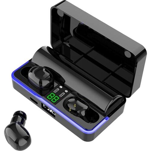 TWS 5.0 Wireless Bluetooth Earphone Sport Waterproof Handsfree Headset 6D Stereo With Mic for Xiaomi IOS Android Mobile Phone