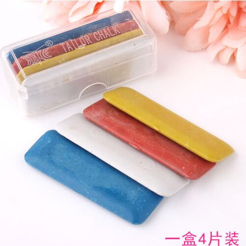 Color plastic box cloth DIY manual cutting line with chalk painting garment sewing clothing tailors chalk
