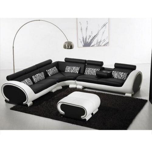 Modern style living room Genuine leather sofa a1289