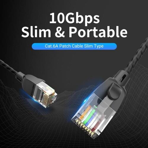 VENTION Ethernet Cable Cat 6 A 10Gbps Network Cable 4 Twisted Pair Patch Cord Internet UTP Cat6 a Lan Cable Ethernet RJ45