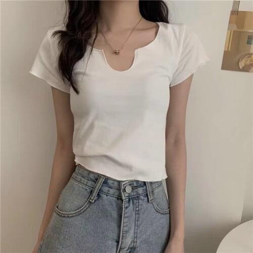 Casual Summer Tees Plus Size Short Sleeve Women Basic T-shirts New Streetwear Solid Lady Shirt Gray White Women Top Blusas XXXL