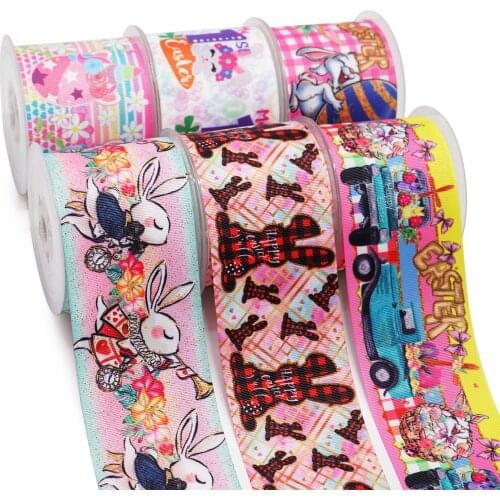 DIY Handmade Materials Printed Grosgrain Ribbon 50 Yard Per Size 47809