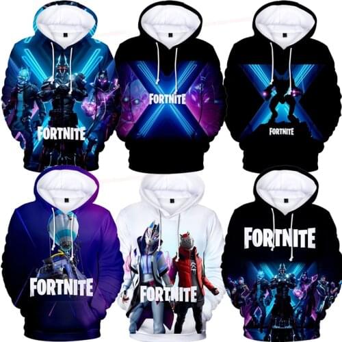 Fashion Fortnites Hoodies Kids 3D Hoodie Coat Boys Sweatshirts Pullovers Outerwear Hoodie Battle Royale Jacket Streetwear Hoody