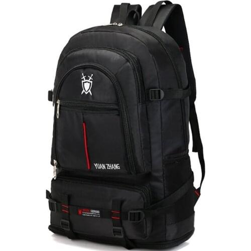 2021 new 70L travel backpack leisure outdoor hiking bag water repellent large capacity mens travel backpack can be expanded