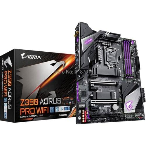 NEW For Gigabyte GA- Z390 AORUS PRO WIFI Original Desktop Z390 AORUS PRO WIFI Z390 Motherboard LGA 1151 DDR4 USB3.0 SATA M.2
