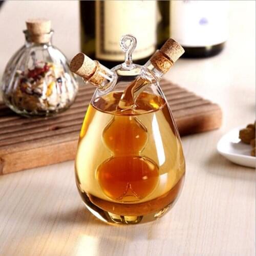 Authentic creative kitchen pour oil can glass Leakproof sauce vinegar Spice bottles
