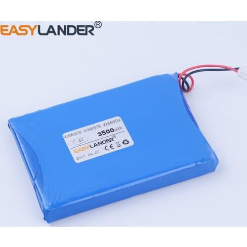 7.4V 3500mAh Li polymer battery For satlink WS6902 WS6905 WS6908 WS6909 WS6906 WS6912 WS6922 WS6925 WS6926 WS6939 WS6965 WS6966