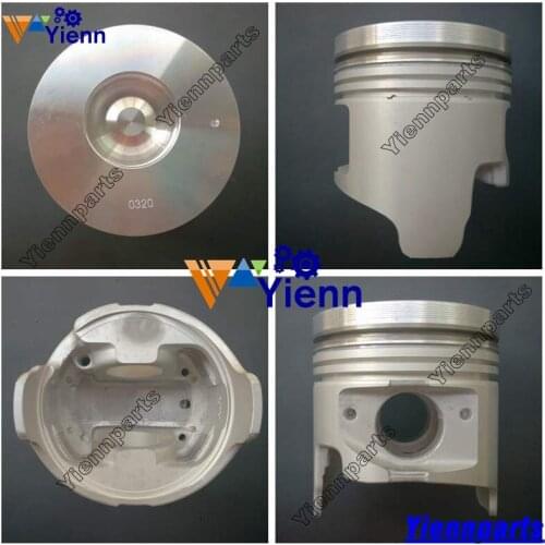 4HG1 4HG1T Piston 8-97210-032-0 8-97219-032-0 8-94183-666-0 With Pin And Clips For ELF Light Truck Diesel Engine Repair Parts