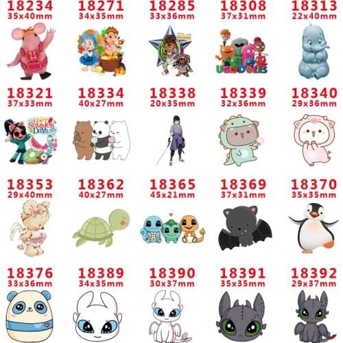 DIY Craft Supplies cartoon character flat back planar resins 30 pieces. PR-18234-18392