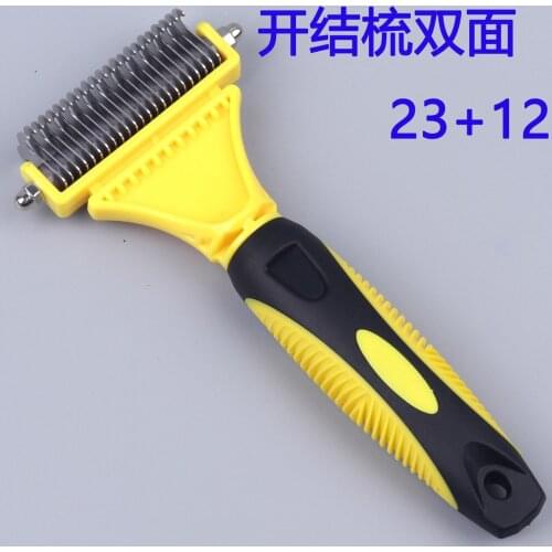 Pet Hair Shedding Comb Hair Removal Comb for Dog Cat Open Knot Knife Brush Tool Dog Flea Combs For Shedding Finishing Combs
