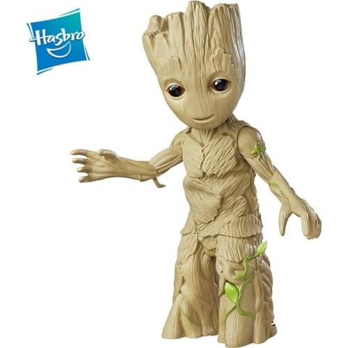 Marvel Dancing Groot Action Figures Groot Figure Model Dancing Toy Cartoon Movie Avengers Groot ModelToys Kids Gifts C0225