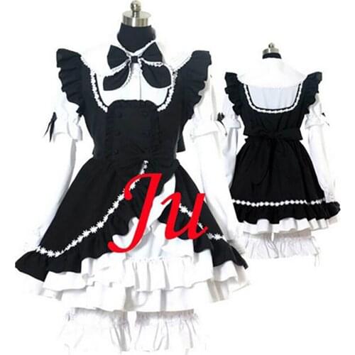Sissy Maid Gothic Lolita Punk Fashion Dress Cosplay Costume Tailor-made[CK854]