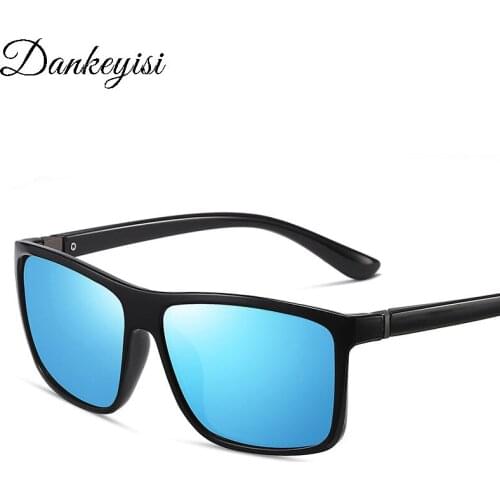 DANKEYISI Vintage Polarized Sunglasses Men Women Driving Outdoor Travel Square Style Sun Glasses Male Goggle UV400 Gafas De Sol