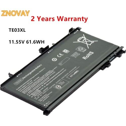 TE03XL 11.55V 61.6WH Laptop Battery for HP OMEN TPN-Q173 HSTNN-UB7A 15-bc011TX 15-bc012TX 15-bc013TX 15-bc015TX Notebook