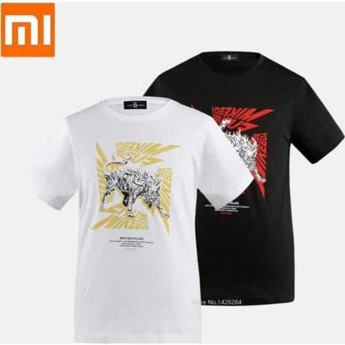 Youpin youpin men Tiger Print Cool comfortable High elasticity Breathable Summer Male Short sleeve Smart home