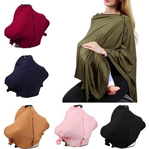 Women Multifunctional Breastfeeding Cover Soft Stretch Pregnant Breastfeeding Nursing Covers
