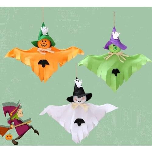 1pc Party Ornament Utility Pendant Props Halloween Event Party Halloween Ghost Hanging Decoration Indoor Outdoor Specter