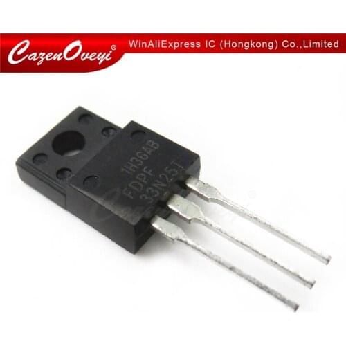 10pcs/lot FDPF33N25T TO-220F FDPF 33N25T TO-220 FDPF33N25 TO220F In Stock