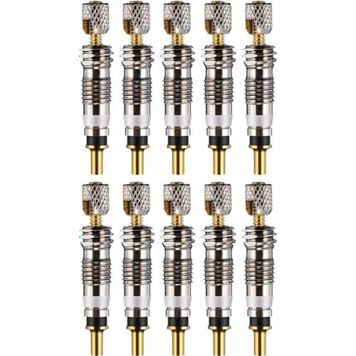 10 Pieces Valve Core Bike Replacement Tubeless Core for Tubeless Road MTB Bike,Bicycle Accessories