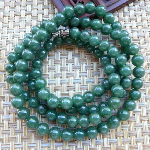 100% Natural A green Emerald Jade Pendant ~ Necklace Jade Necklace