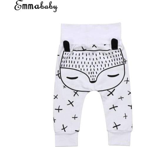 2018 Kids Pants Toddler Newborn Baby Boy Pants Girls Long Harem Pants Trousers 3d Ear Leggings Bottom