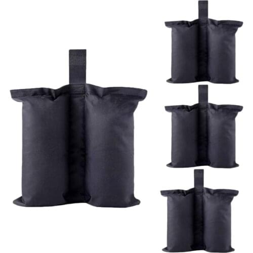 4Pcs/Set Canopy Weight Bags for Canopy Tent Sand Bags Leg Weights for Instant Outdoor Sun Shelter Canopy Legs