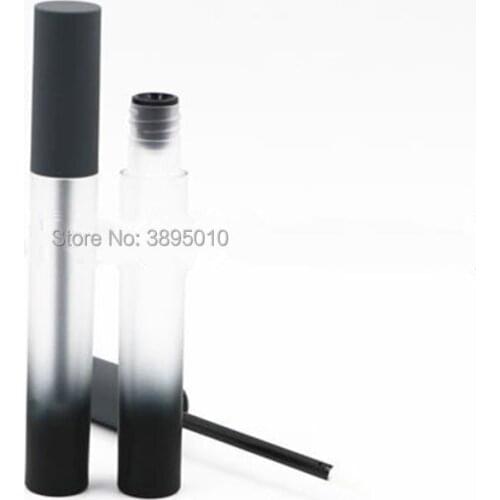 6ml Frosted Gradient Lip Gloss Tube, Empty DIY Black Lipstick Packing Container, High Grade Lip Gloss Bottle F451