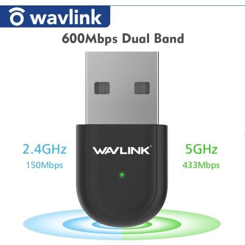 AC600 USB Wifi Adapter 5Ghz Wifi Network Card 600Mbps Dual Band 802.11AC Wireless USB Wi-fi Ethernet Receiver for Windows Mac OS