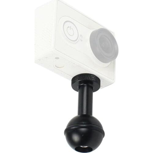 Aluminum 1/4inch Screw Detachable/Integrated Ball Head Adapter to YS Clip Arm Diving Camera Accessories for GOPRO for DJI