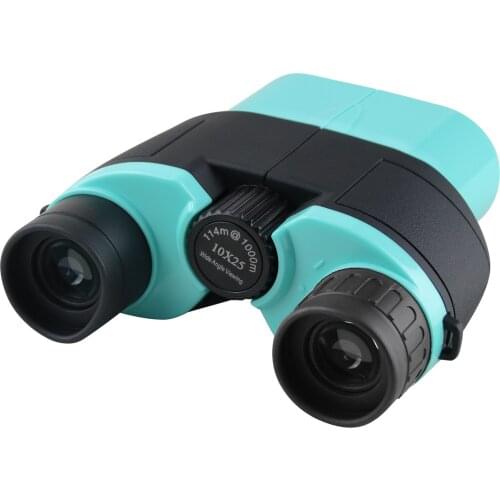 Beileshi Binocular Telescope Porro Prisms 10X25 HD Telescope Compact High Definition for Outdoor Fishing Traveling Bird Watching