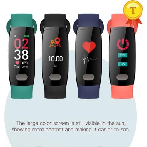 Large color Smart Wrist Band ECG + PPG health measurement Heart Rate Monitor Accuracy Bracelet Fitness Activity Tracker Watch